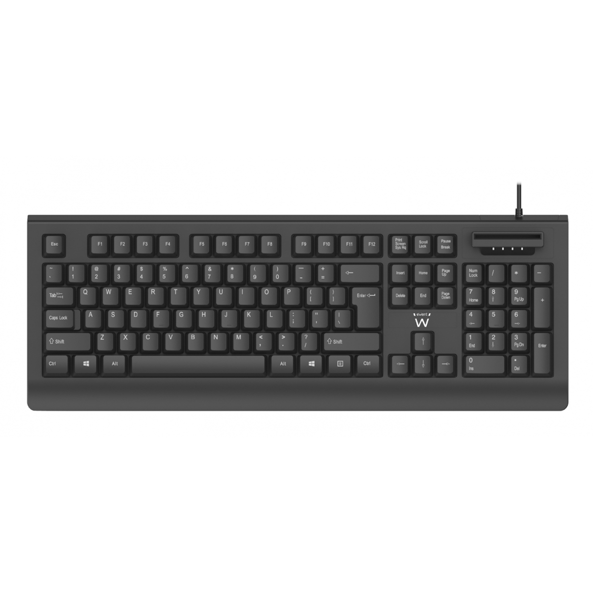 EWENT EW3286 Teclado USB con lector de DNI