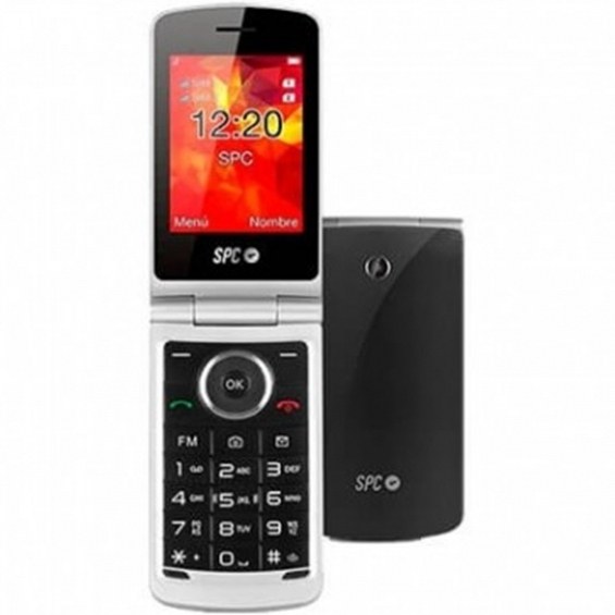 Telefono movil spc opal black tipo tapa - dual sim - 2.8pulgadas - micro sd - radio - bluetooth