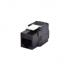 CONECTOR WP KEYSTONE HEMBRA RJ45 CAT 6A UTP NEGRO WPC-KEY-6AUP-TL/BL