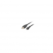 CABLE LANBERG USB 2.0 MACHO A MICRO USB-B MACHO 30CM NEGRO CA-USBM-10CC-0003-BK