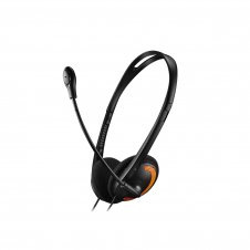 Canyon CNS-CHS01BO auricular y casco Auriculares Alámbrico Diadema Juego Negro, Naranja