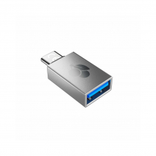 CHERRY 61710036 cambiador de género para cable USB-A USB-C Plata