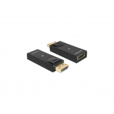 ADAPTADOR DELOCK DISPLAYPORT 1.1 MACHO A HDMI HEMBRA NEGRO 65258