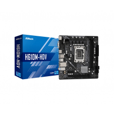 Asrock H610M-HDV Intel H610 LGA 1700 micro ATX