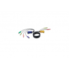 ATEN Cable KVM PS/2 con audio y SPHD 3 en 1 de 1,8 m