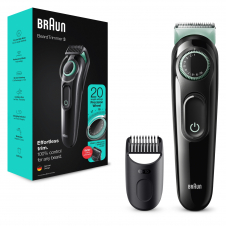 Braun BeardTrimmer 3 BT3323 AC/Bater?a 20 1 cm Negro, Verde