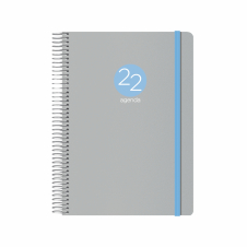 DOHE Agenda Memphis â?? D?a Página â?? 15 x 21 cm â?? Color Gris