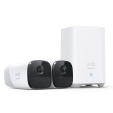 Eufy Camaras de Vigilancia eufyCam 2 Pro, 2K Cámara IP Exterior, 365 d?as de bater?a, Compatible con HomeKit, protección IP67, visión Nocturna, J