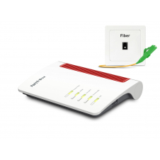 FRITZ!Box 5530 (WITH SFP XGSPON) router inalámbrico Gigabit Ethernet Doble banda (2,4 GHz / 5 GHz) Blanco