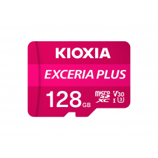 Kioxia Exceria Plus Memoria Microsdxc flash 128gb UHS-I class 3 U3 rosa