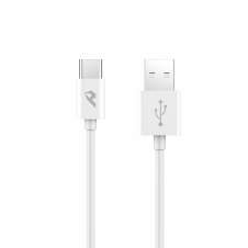 Home Serie Enjoy YCB-01-CW cable USB 1m 2.0 USB A USB C Blanco