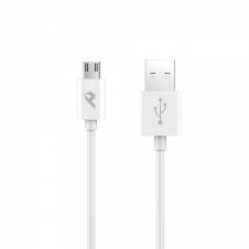 Home Serie Enjoy YCB-01-MW cable USB 1m 2.0 USB A Micro-USB A Blanco