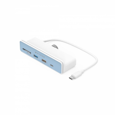 HYPER HD34A8 hub de interfaz USB 3.2 Gen 1 (3.1 Gen 1) Type-C 10 Mbit/s Blanco