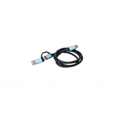 i-tec Cable adaptador usb 3.2 gen 1 usb tipo-c macho a usb tipo-c macho 1m negro azul