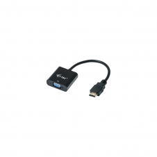 i-tec Adaptador de cable de v?deo 0,15 m HDMI, VGA Negro