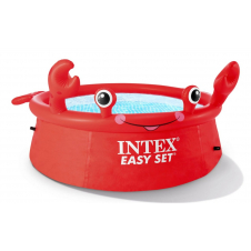 Intex Happy Crab Easy Set Pool Piscina hinchable Alrededor 880 L Rojo