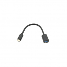 iggual IGG317372 Cable usb tipo-a hembra a usb tipo-c macho 0.2m negro