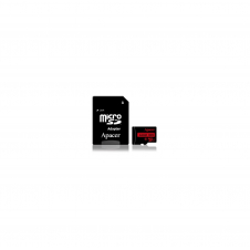 MEMORIA MICROSDXC APACER + ADAPTADOR 64GB CLASE 10 NEGRO AP64GMCSX10U5-R