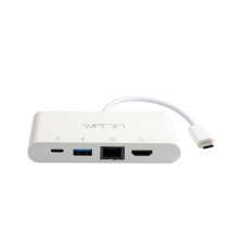 Sveon SCT504 hub de interfaz USB 3.2 Gen 1 (3.1 Gen 1) Type-C 5000 Mbit/s Blanco