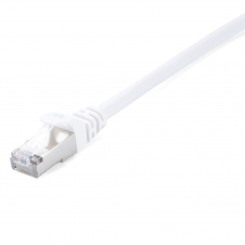 V7 Cable de red RJ-45 blindado Cat6 S/FTP (S-STP) Macho/Macho, 1 m Blanco