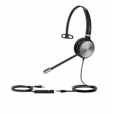 Yealink UH36 Mono Teams Auriculares Alámbrico Diadema Oficina/Centro de llamadas USB tipo A Negro, Plata