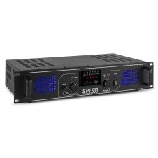SPL 500MP3 Amplificador con LEDs azules + EQ Negro