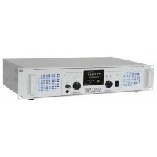 SPL 1000MP3 Amplificador con LEDs azules + EQ Blanco