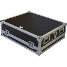 Flight Case Yamaha® MGP24X/ Soundcraf® SI IMPACT/ Allen&Heath® GLD80 Plata (Ruedas).